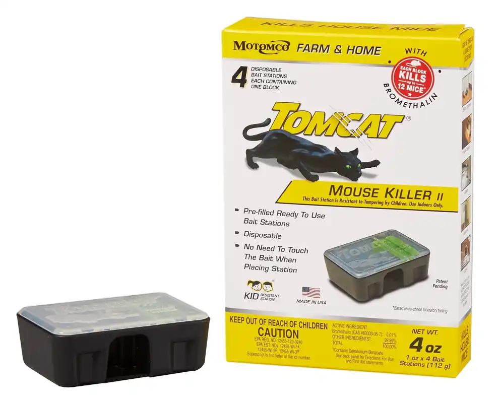 Motomco Tomcat Mouse Killer II 4pk