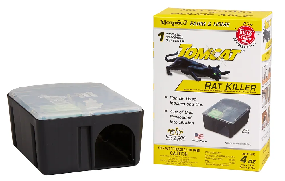 Motomco Tomcat Rat Killer Disposable Bait Station
