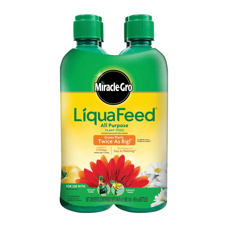 Miracle-Gro LiquaFeed Plant Food Refill Bottles 64oz