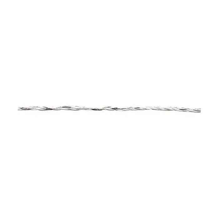 Gallagher White Poly Electric Wire 1312‘ + 328‘ Bonus Roll. 2mm. 1/16