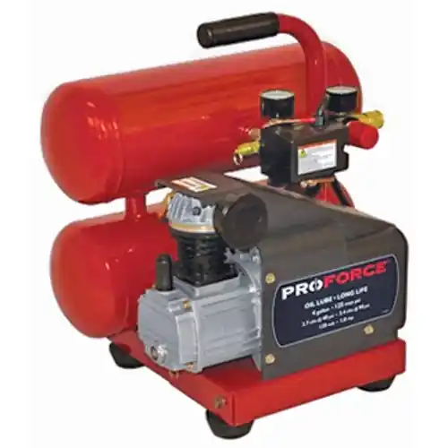 Powermate Pro-Force 4 Gallon Twin Stack Air Compressor VSF1080421