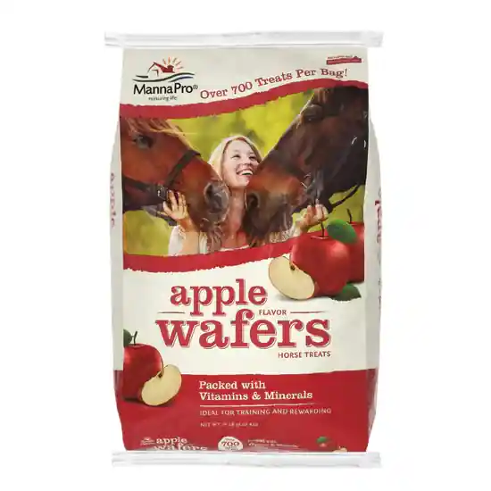 Manna Pro Apple Wafers Horse Treats 20lbs