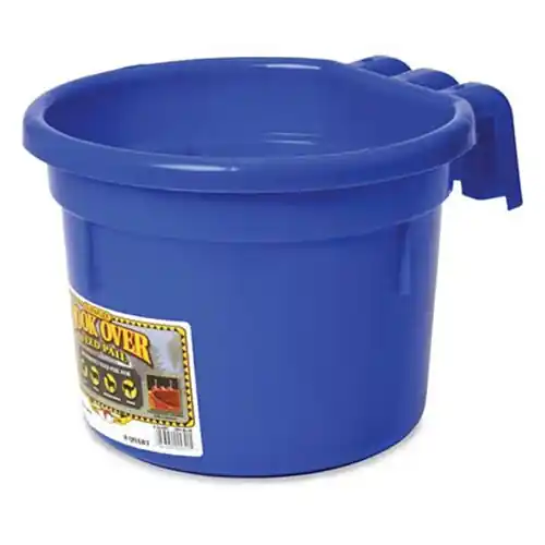 Little Giant 8 Quart Hook Over Feed Pail - Blue
