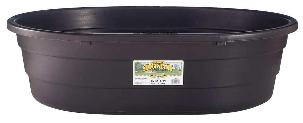 Little Giant Poly Oval Stock Tank 15 Gallon ST15