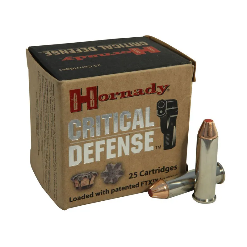 Hornady Critical Defense 357 Mag 125 Grain FTX Pistol Ammo
