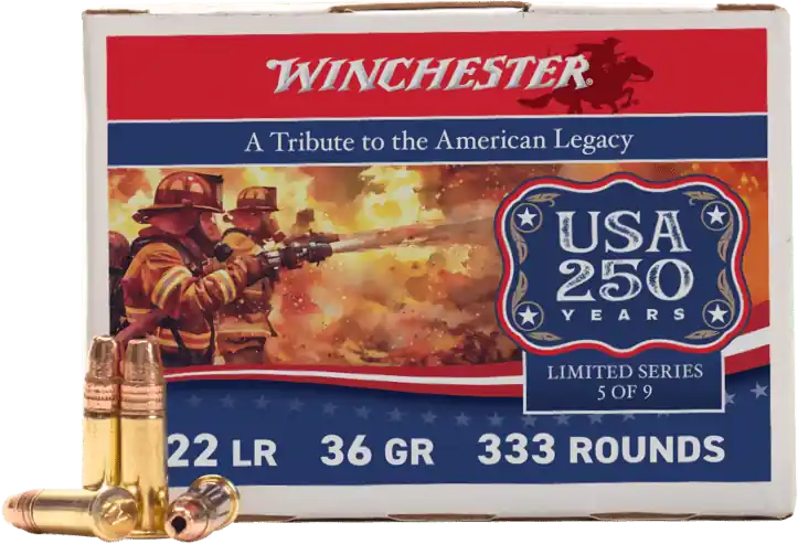 Winchester 22LR 36 Grain CPHP 250th Anniversary Edition, Box of 333
