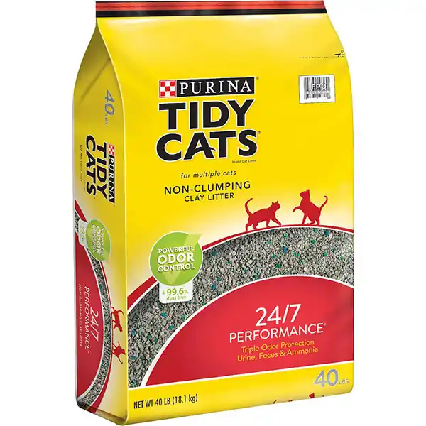 Tidy Cats Non-Clumping 24/7 Performance Cat Litter 40lb
