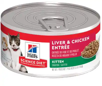 Hill‘s Science Diet Canned Kitten Food - Liver & Chicken Entrée 5oz