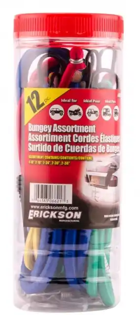Erickson 12-Pack Bungee Cord Tube