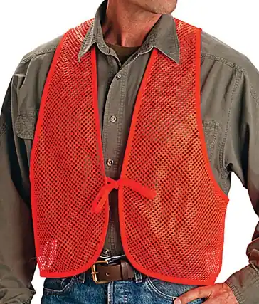Allen Blaze Orange Mesh Vest