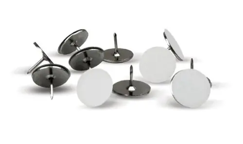 HME Products Trail Marking Metal Reflective Tacks 50 White