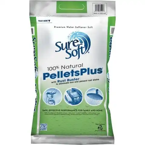 SureSoft PelletsPlus Water Softener with Rust Buster 40lb