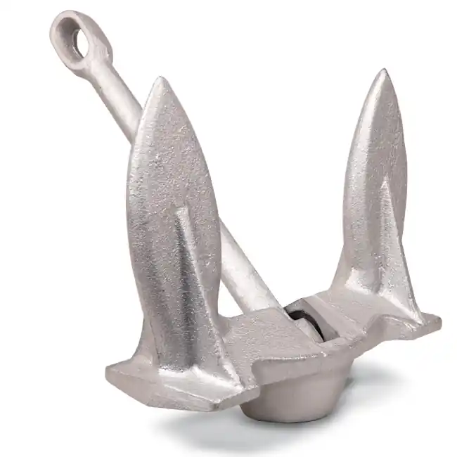 Greenfield Products Painted Navy Anchor 10lb Silver