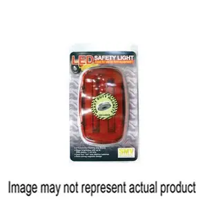 SMV Industries Battery Powered LED Red Safety Light