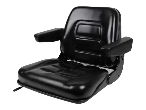 Concentric Intl Universal Fold-Down Tractor Seat Black