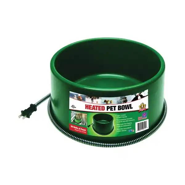 Farm Innovators 6 Quart Heated Pet Bowl P-60