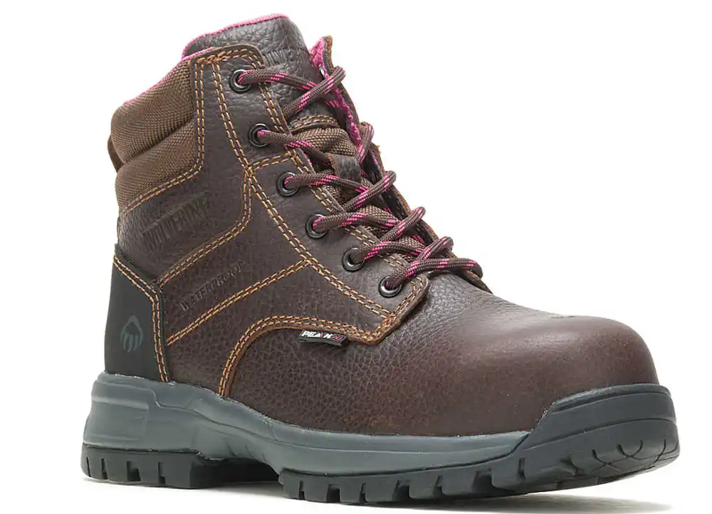 Women‘s Piper Waterproof Composite-Toe 6" Work Boot W10180 Brown