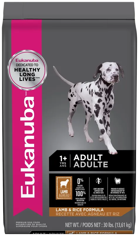 Eukanuba Adult Lamb & Rice Dry Dog Food 30lb