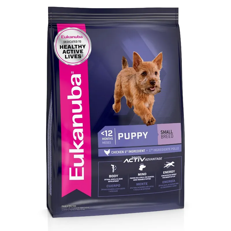 Eukanuba Puppy Small Breed Dry Dog Food, 15 lb