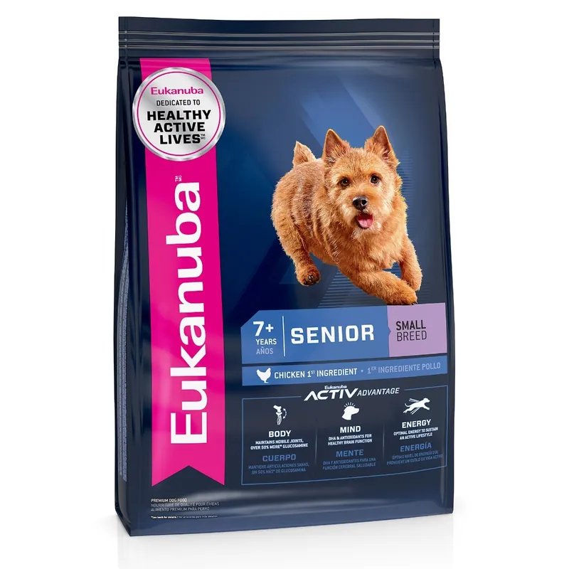 Eukanuba Senior Small Breed Dry Dog Food 4.5lb.