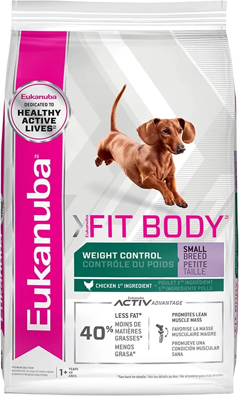Eukanuba Fit Body Weight Control Small Breed Dry Dog Food, 4lbs