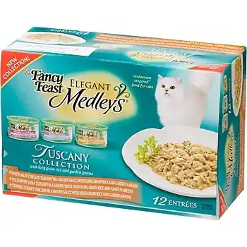 Fancy Feast Cat Food 12 Pack Elegant Medley‘s Tuscany Variety Pack