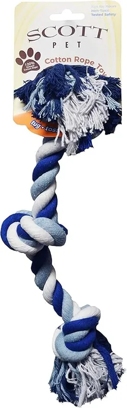 Scott Pet Rope Toy 3 Knot Tug Dog Toy
