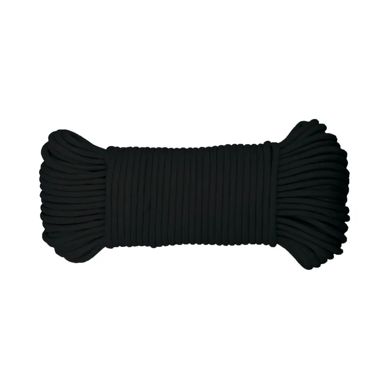 Koch Industries Black 550 Paracord 5/32in x 100ft