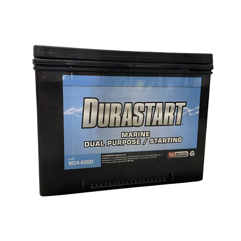 Durastart M24-625D Deep Cycle Marine, 550 CCA Starting Battery - 12V