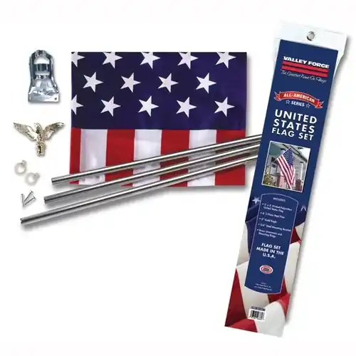 Valley Forge All-American Series 3-Piece Pole Kit