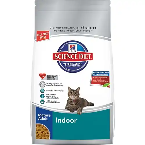 Hill‘s Science Diet Adult 7+ Indoor Dry Cat Food 7lb