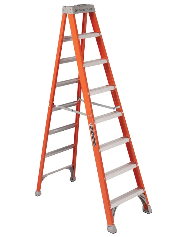 Louisville 8 ft. Fiberglass Stepladder Type 1A 300lb FS1508