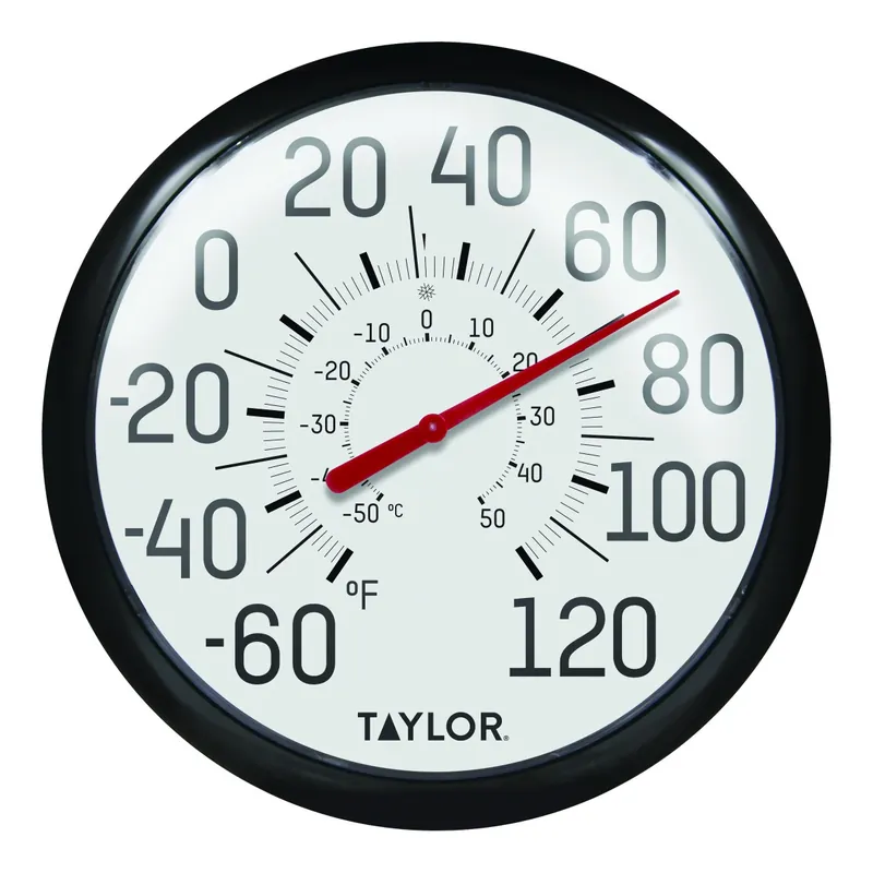 Taylor Precision Products 13.25" Big & Bold Dial Outdoor Thermometer