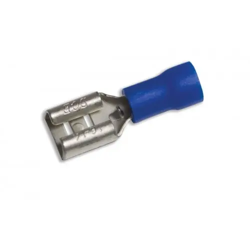 Uriah Blue Female PVC 1/4" Tab Disconnects 20PCS UA611800