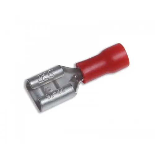 Uriah Red Female PVC 1/4" Tab Disconnects 16pcs UA611810