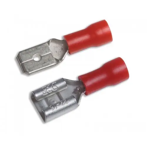 Uriah Red M/F Nylon 1/4" Tab Disconnects 4-Sets UA613520