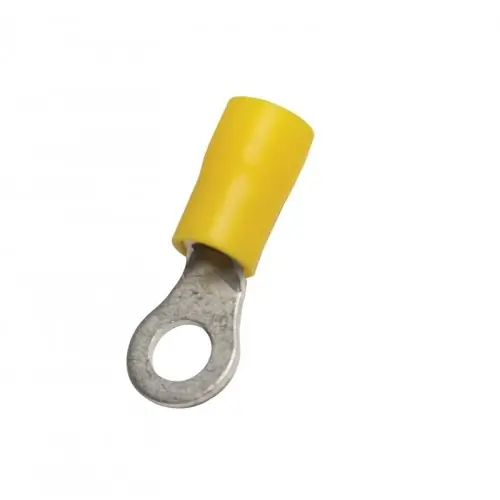 Uriah Yellow PVC 5/16" Stud Ring Terminal 10-PCS UA692500