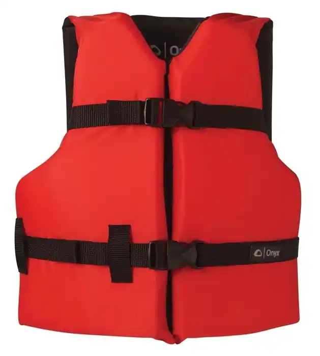 Onyx General Purpose Life Jacket - Youth 55-88 lbs - Red
