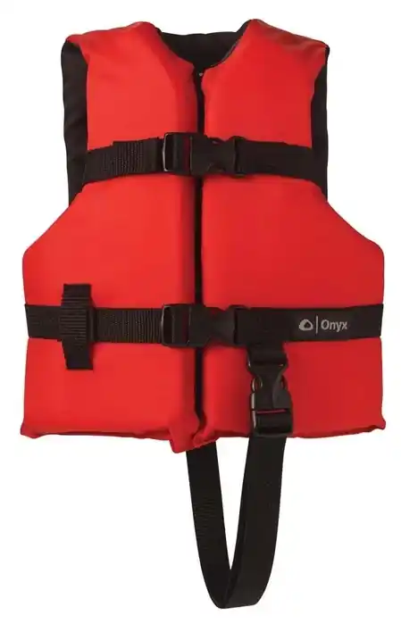 Onyx General Purpose Life Jacket - Child 33-55 lbs - Red