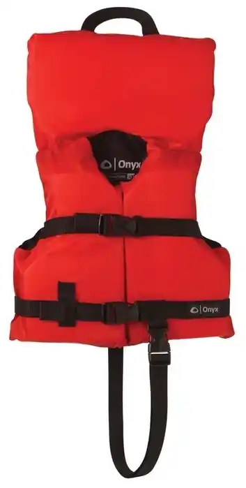 Onyx General Purpose Life Jacket - Infant/Child (less than 50 lbs.) - Red