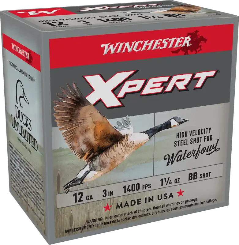 Winchester Super-X XPert High Velocity Steel Shot 12ga 3" 1-1/4oz BB-Shot