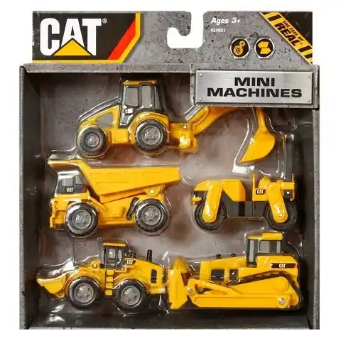 Toy State CAT Mini Machines 5-Pack