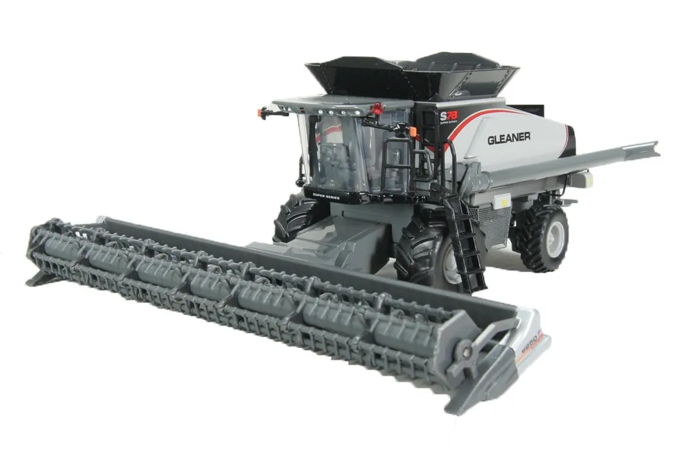 Spec Cast 1 64 Gleaner S78 Combine with Draper