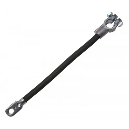 Uriah Black 15" 4AWG Top Post Battery Cable UV007850