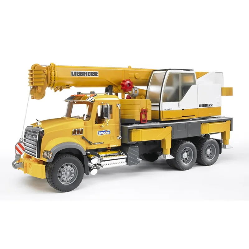 Bruder 1 16 Mack Granite Crane Truck 02818