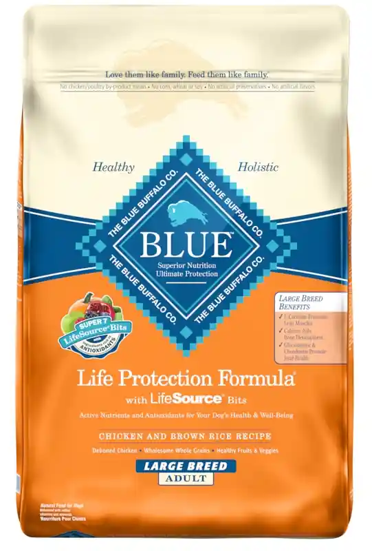 Blue Buffalo Life Protection Adult Large Breed Chicken & Brown Rice Recipe Dry Dog Food 15lb
