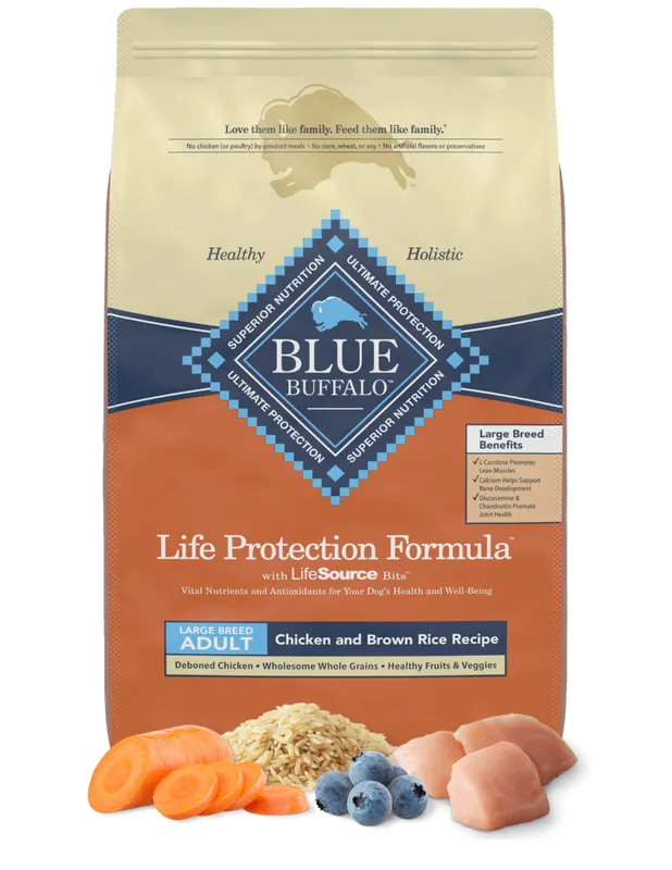 Blue Buffalo Life Protection Formula™ Large Breed Adult Dog Chicken and Brown Rice Recipe 30lb