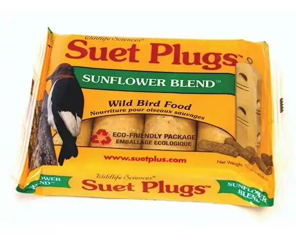 St. Albans Bay Suet Plugs 4 Pack Sunflower Blend