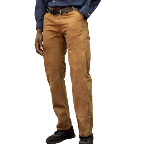 Key Men‘s Relaxed Fit Duck Dungaree Pant - Duck Brown