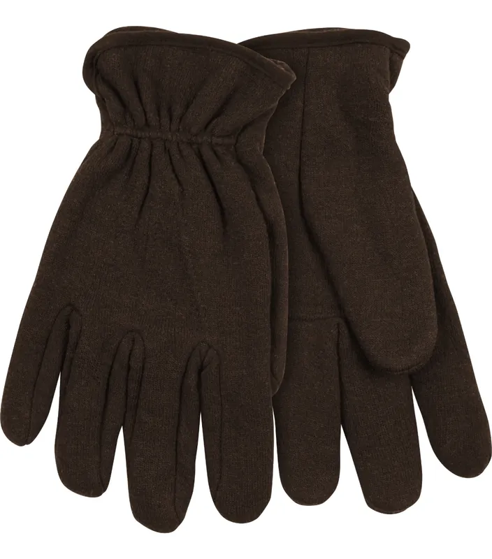 Kinco Lined 9 oz Brown Jersey Gloves - Large